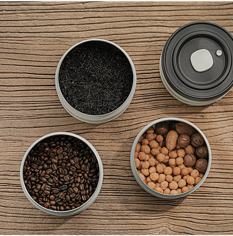 Coffee Manual Vacuum Storage Canister