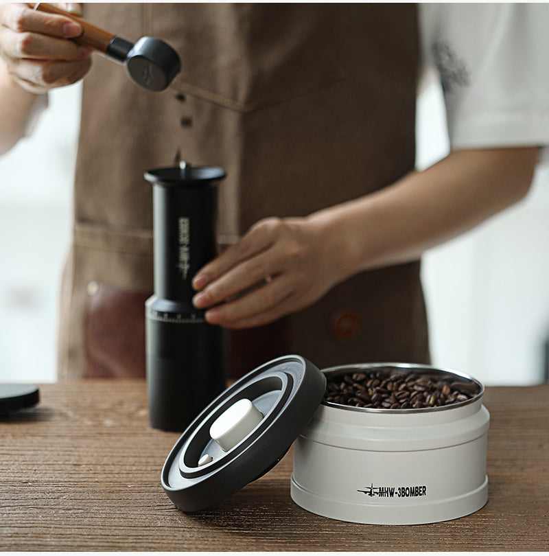 Coffee Manual Vacuum Storage Canister