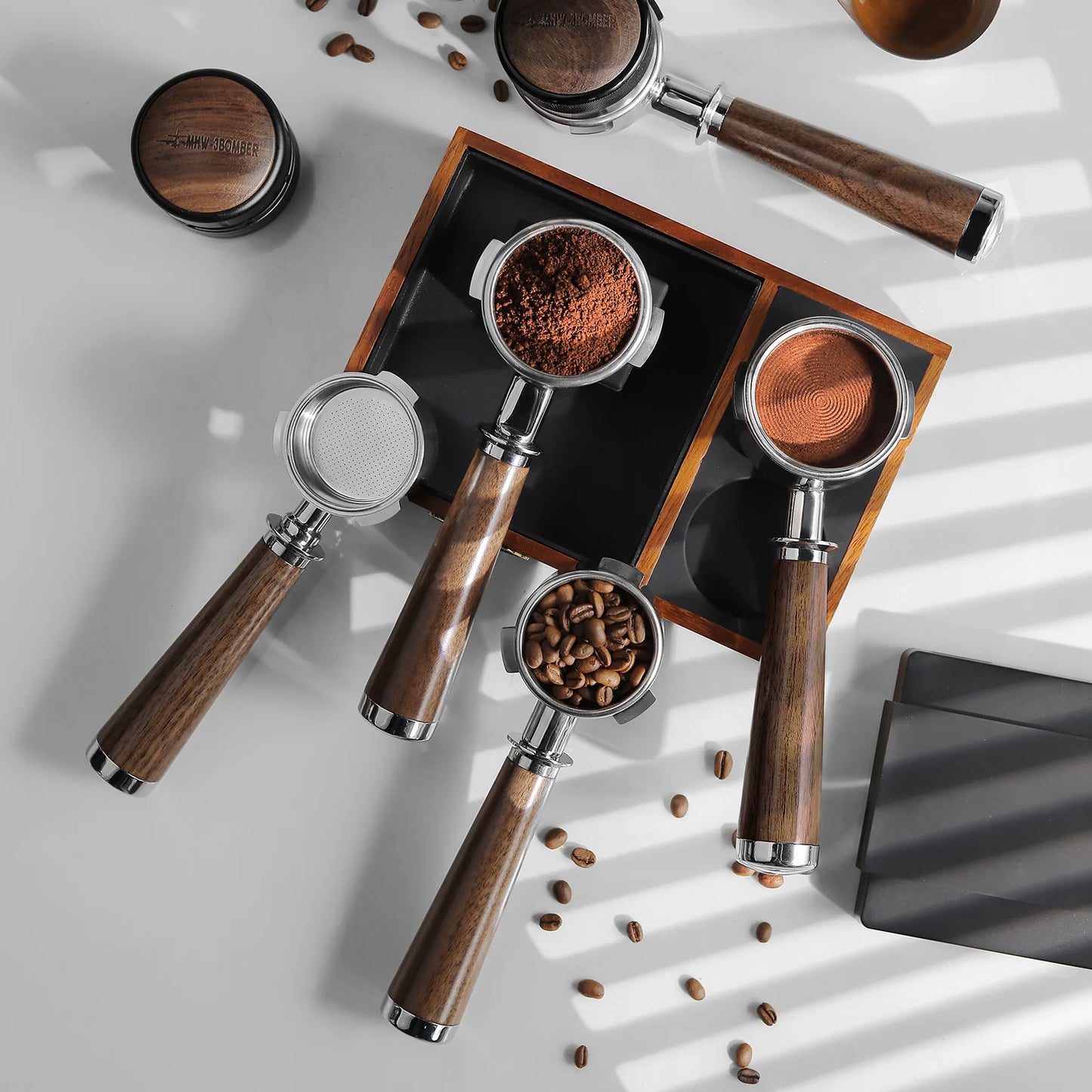 Double-spout Portafilter