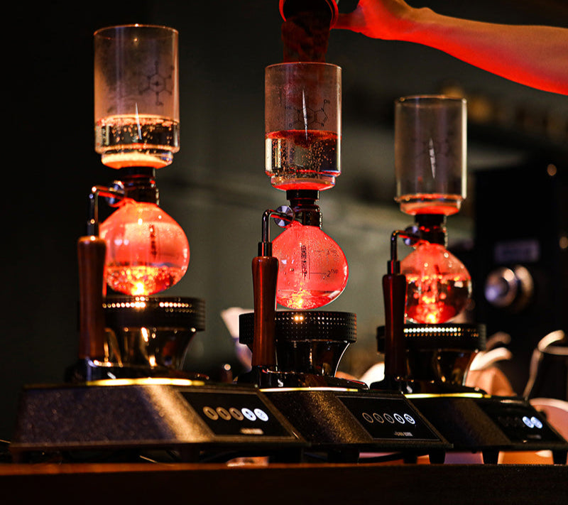 Syphon coffee brewer