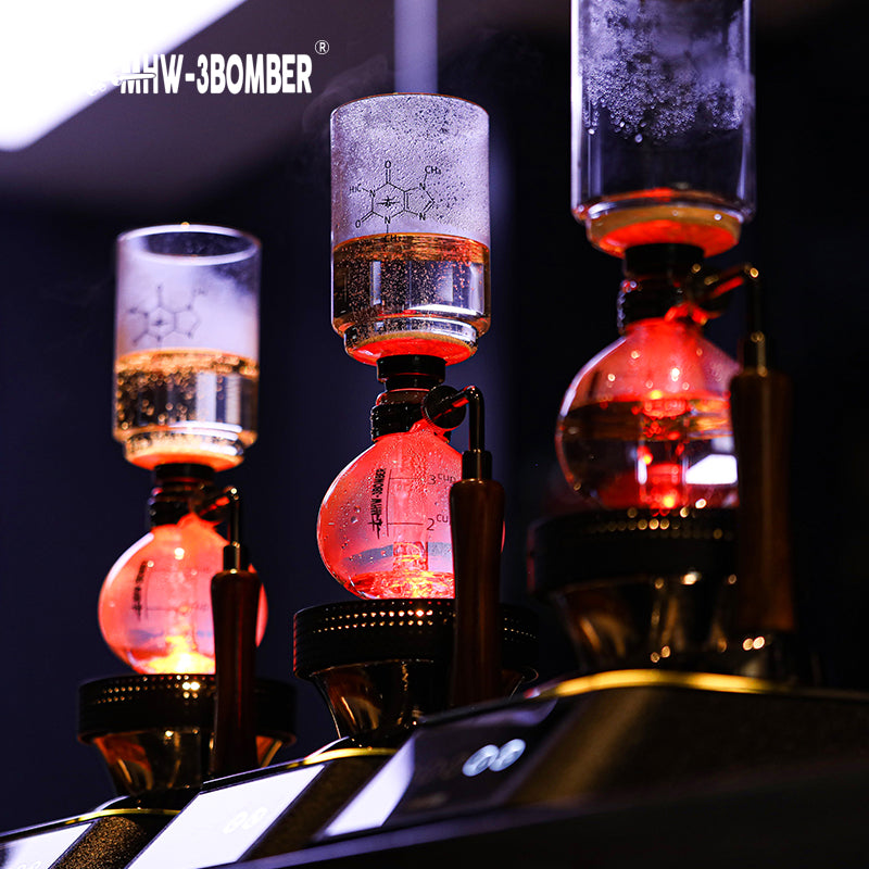 Syphon coffee brewer