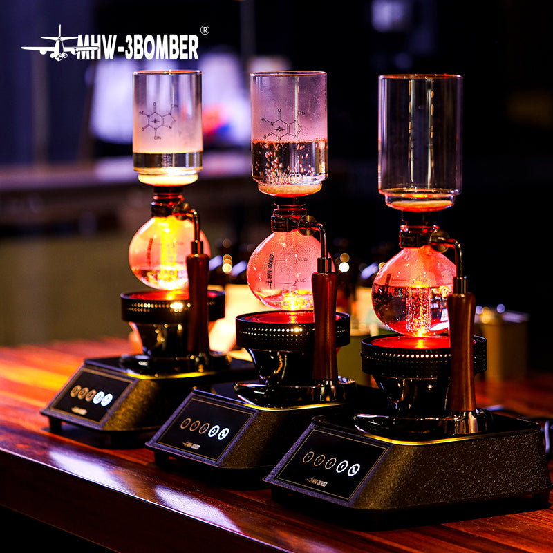 Syphon coffee brewer