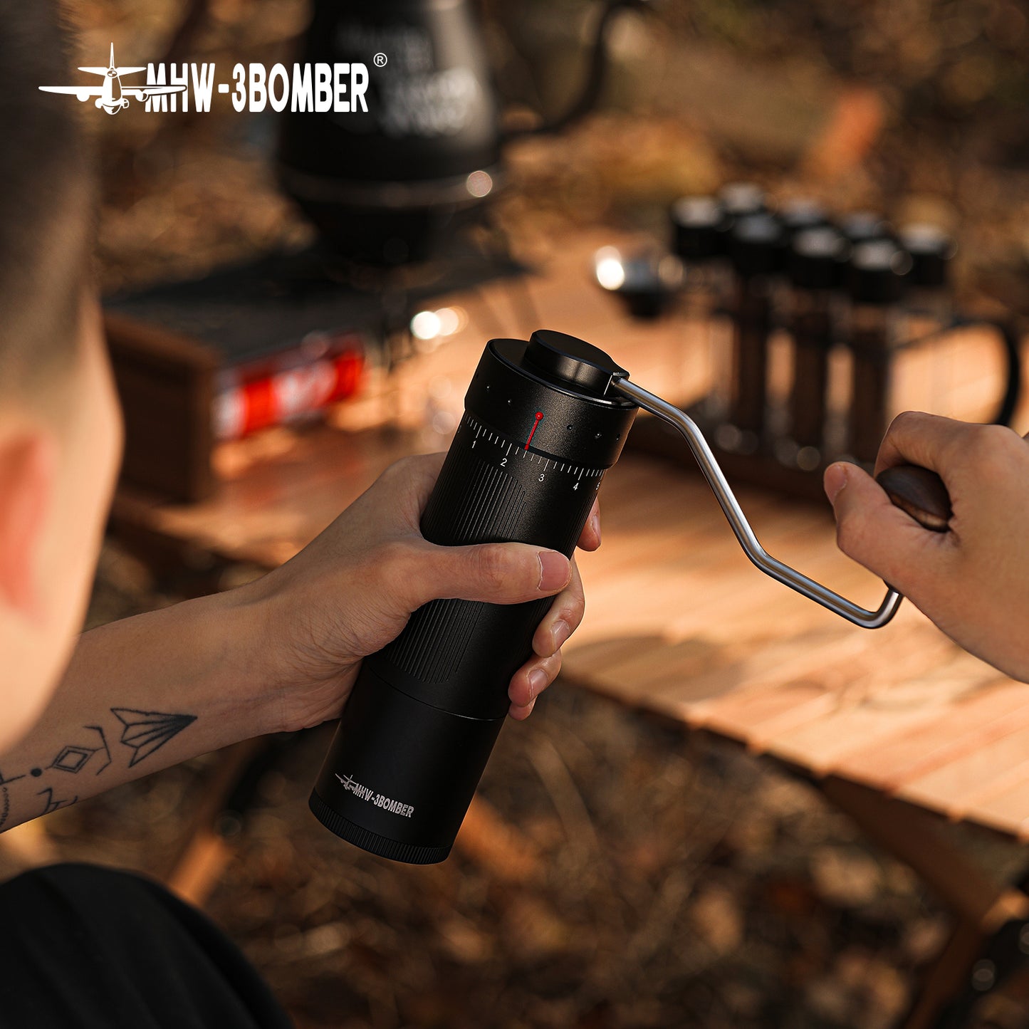 MHW-3Bomber Blade R3 PRO Manual Coffee Grinder