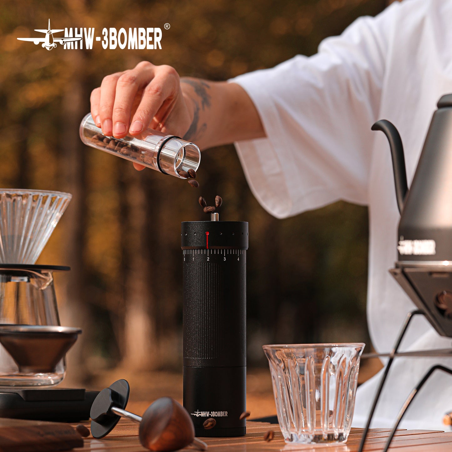 MHW-3Bomber Blade R3 PRO Manual Coffee Grinder