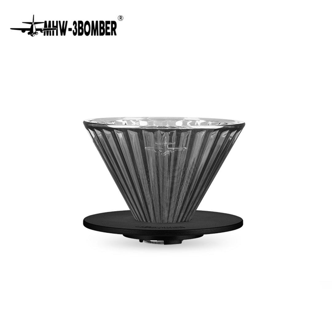 Elf Glass Dripper-Transparent-Black base