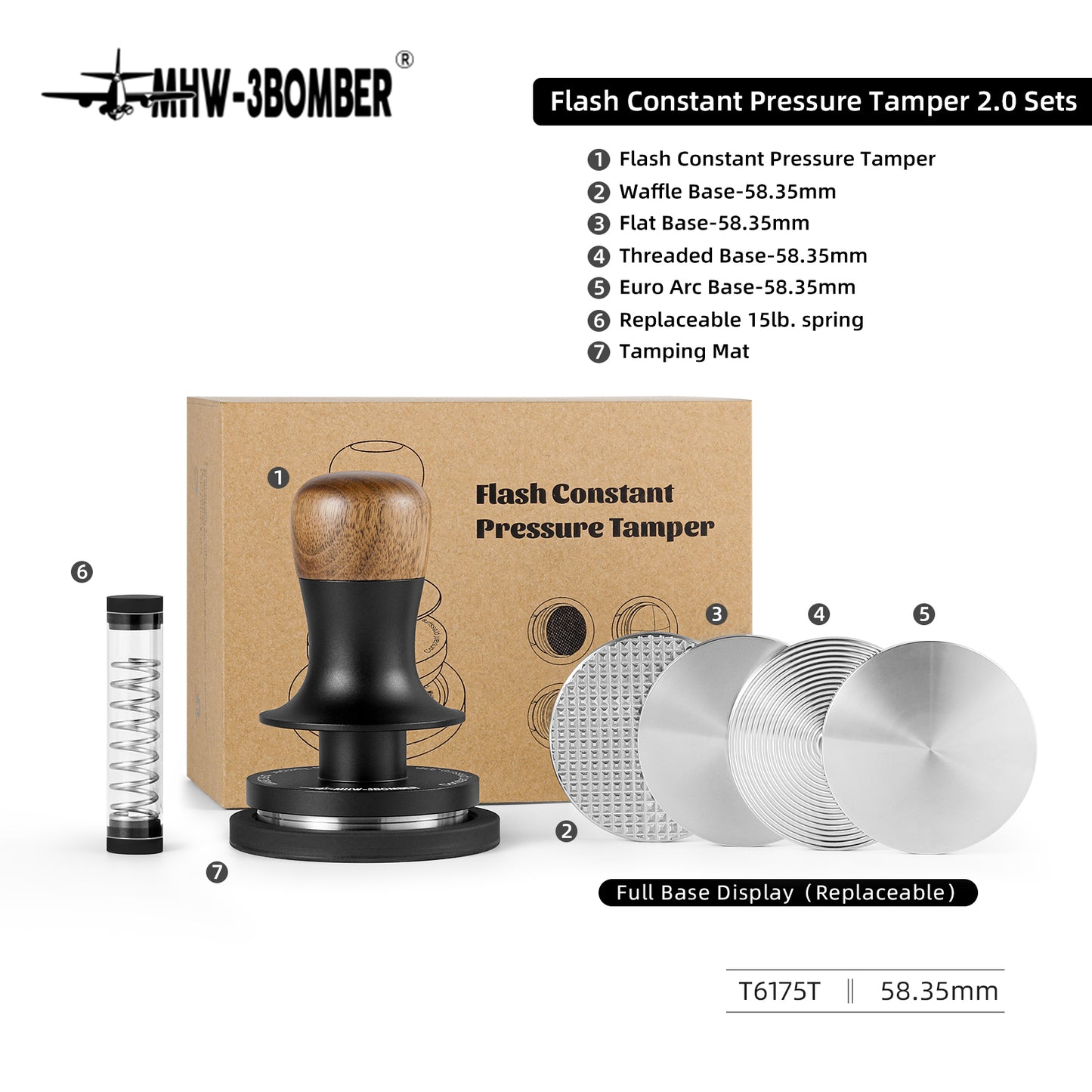 Flash Constant Pressure Tamper 2.0 Set